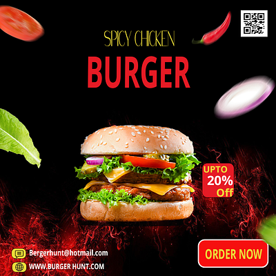 Burger Advertisment burger advertisment bussinese advertisment spicy burger