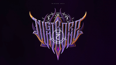 Nightborne 3d branding elf game game logo high style lettering logo logotype magic typography warcraft wow