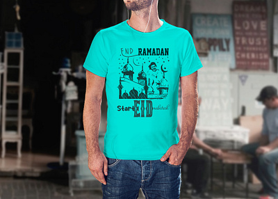 Islamic T-Shirt design skull