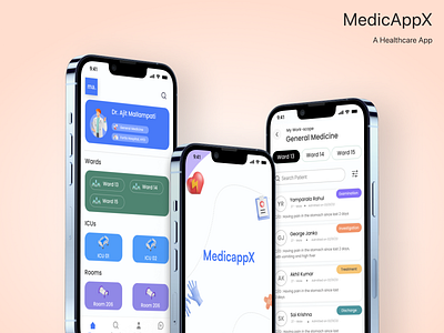 A Healthcare Mobile Application app design figma figma app design hospital app medical app design mobile app mobile ui ui ui design uidesign uiux visual design