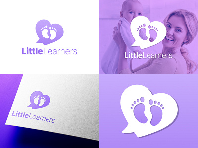Hire Us To Create Beautiful Logos For Your Childcare Business app branding design graphic design illustration logo typography ui ux vector