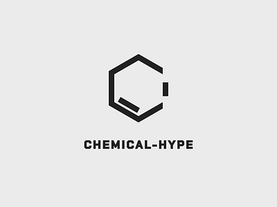 DailyUI #052 - Logo Design benzene chemical dailyui hexagon logo monotone