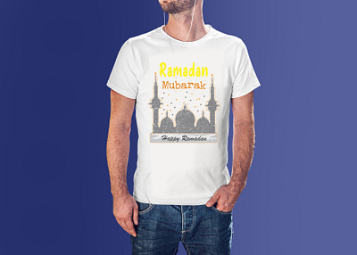 Happy Ramadan mubarak tee skull