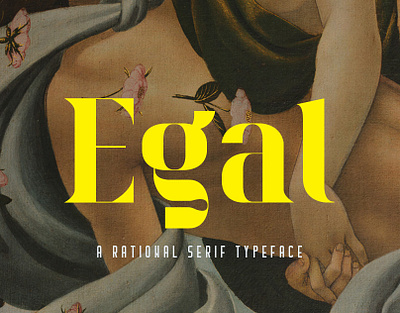 Egal Typeface Samples dispay serif egal font serif type type design typeface typography