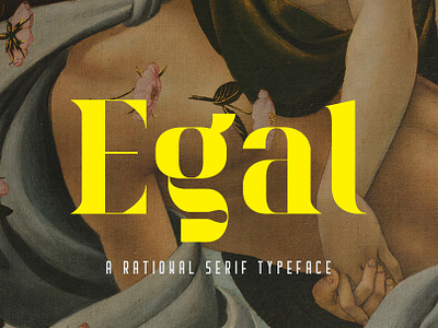 Egal Typeface Samples dispay serif egal font serif type type design typeface typography