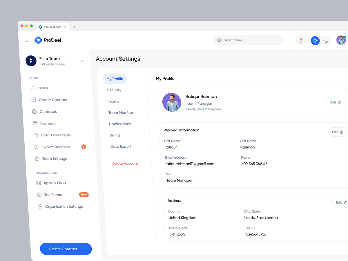 Browse thousands of Profile UI images for design inspiration | Dribbble