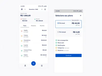 My Expenses — Redesign App android aplication app bank budget clean design expenses figma finance fintech ios mobile money tracker ui uidesign uidesigner ux uxuidesign