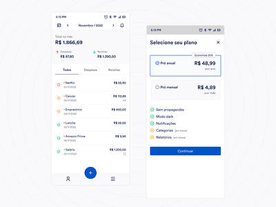 My Expenses — Redesign App android aplication app bank budget clean design expenses figma finance fintech ios mobile money tracker ui uidesign uidesigner ux uxuidesign
