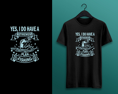 Fishing T Shirt Design app branding design graphic design illustration logo typography ui ux vector