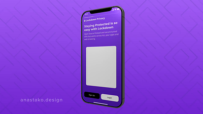 Lockdown Privacy & VPN Onboarding animation iphone mobile mobile app design onboarding product design security ui design ux design visual design vpn