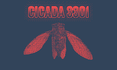 cicada 3301 app bitmap branding design graphic design illustration logo thumbnail typography ui ux vector