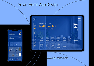 Smart Home App Design animation app branding design flat graphic design illustration illustrator logo logo design minimal mobile motion graphics typography ui ux vector web web design website