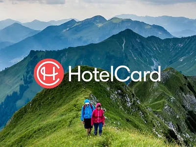 Case Study: HotelCard Brand Identity accomodation advertising brand identity branding design graphic design hospitality hotel identity design illustration interface logo marketing outdoor advertising tourism traveling ui user experience ux web design
