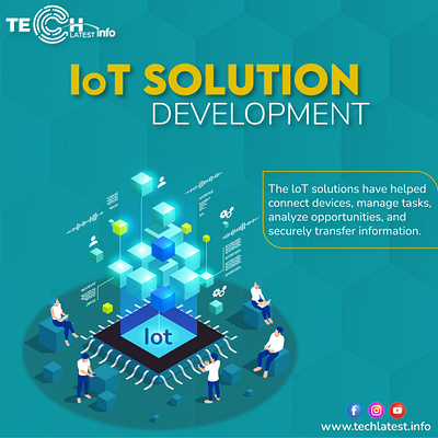 Latest innovations in IoT solution Development - Tech Latest graphic design ui