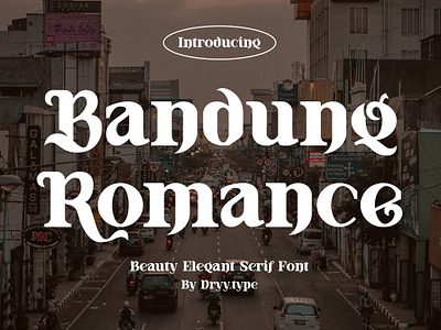 Bandung Romance - Serif Display Font beauty branding displayfont elegant font fashion font romance serif serif display font typeface