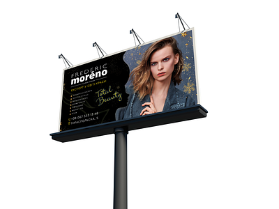 Billboard Design for a Beauty Salon beauty salon biilboard branding design graphic design social media typography