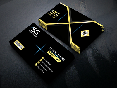 Golden Business Card software business card