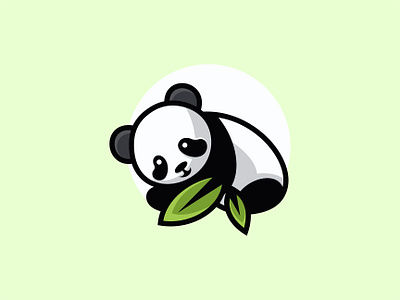 Cute Panda animal branding cute design graphics icon illustration logo mascot modern panda pet sleep vector