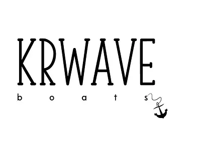 Logo Design - Krwave branding logo mockup