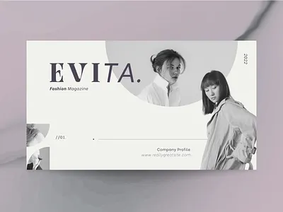 Evita 2.0 — Fashion Magazine Company Profile bold brand idendity branding business clothing company profile corporate creative presentation design editorial fashion graphic design layout magazine marketing minimal presentation profile typography visual design