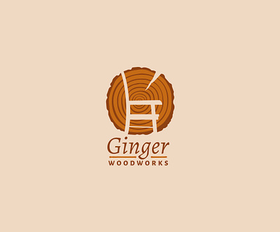 New brand: Ginger woodworks branding design google fonts illustration logo typography