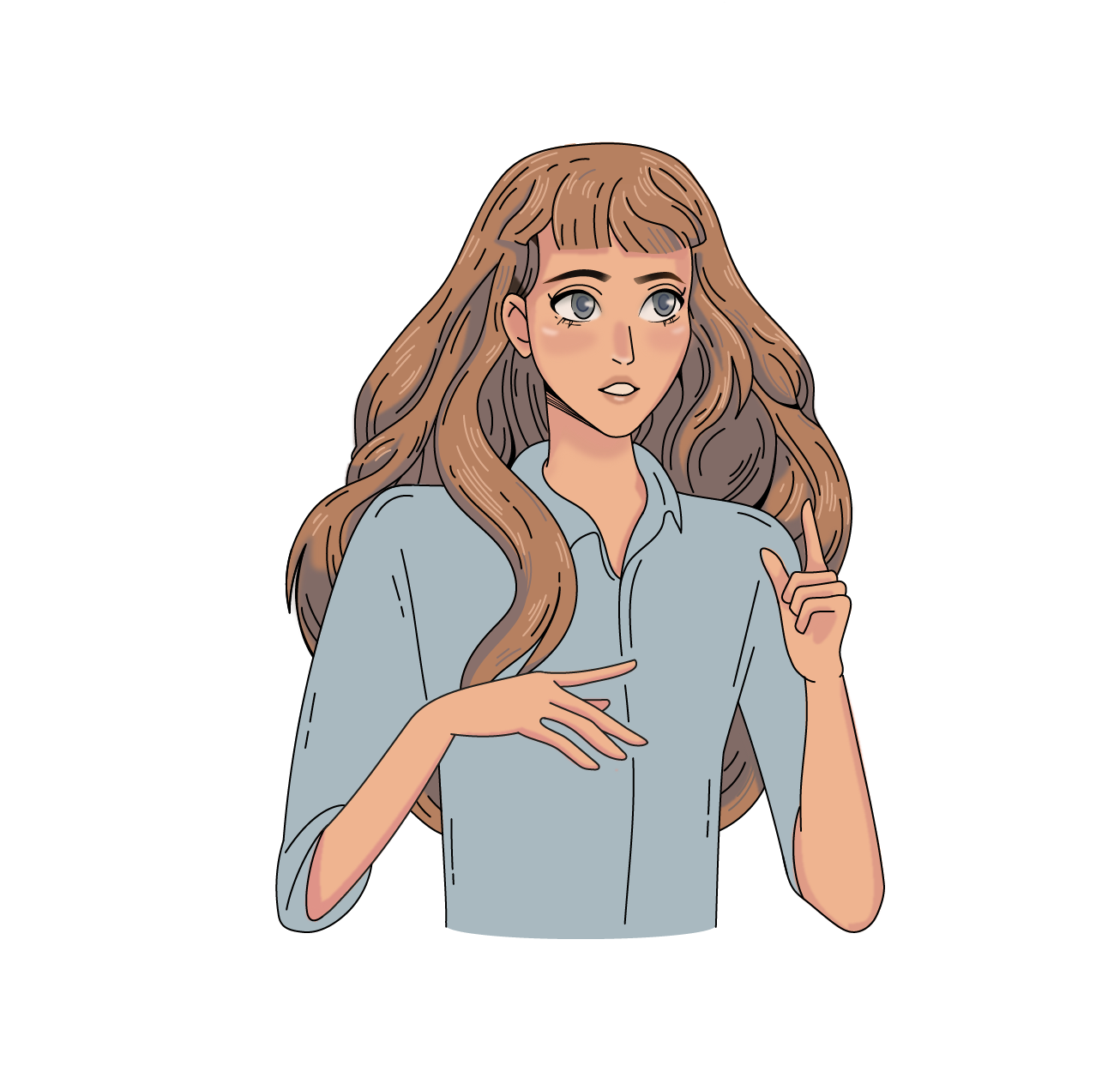 Pretty illustration vector