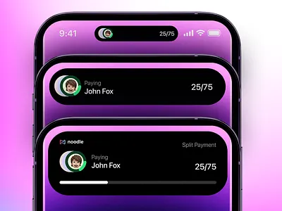 noodle - Live activities on dynamic island baking dynamic dynamic island ios iphone 14 live acitivitie progress ui