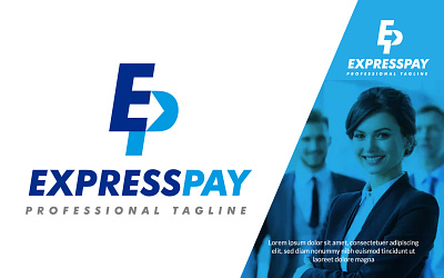 Finance Express Pay Logo Design digital payment express pay