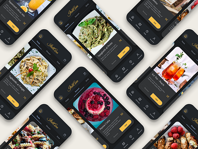 ItaliAna - Delivery-only Restaurant App - UX/UI Case Study app design case study dark mode delivery app figma food mobile app pasta product design restaurant ui ui ux ui design user experience user interface ux ux design