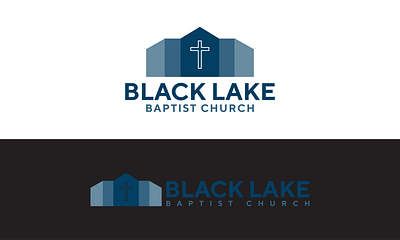 Black Lake Baptist Church Logo app branding design graphic design illustration logo typography ui ux vector
