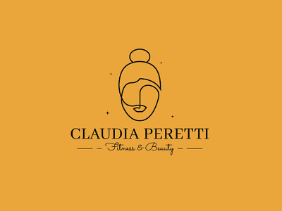Claudia P logo design graphic design illustration logo logo design vector