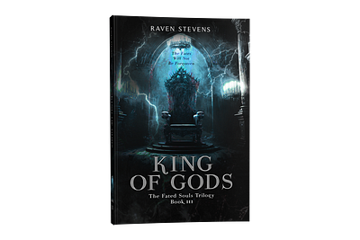 King of Gods by Raven Stevens book book cover cover design graphic design professional professional book cover design