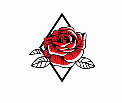 Rose (not mine) design hardwork illustration logo new