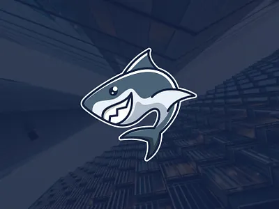 Cute Shark Illustration cartoon character cheerful cute design fish fun funny graphic design illustration inspiration jaws marine mascot modern ocean sea shark simple vector