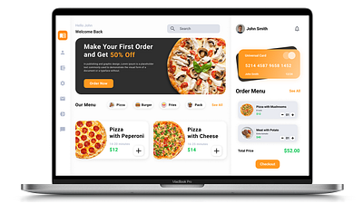 Food Delivery Website Ui Design with Figma delivery design fastfood figma mehrabbozorgi ui uidesign uiux web design
