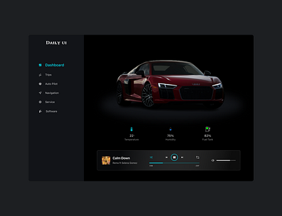 Day 34 DailyUI - Car Interface