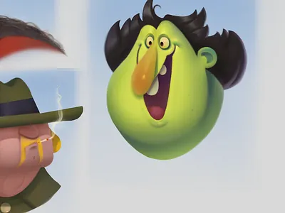 Headshot brushinart character characterdesign design digitalart mascot design vector illustration