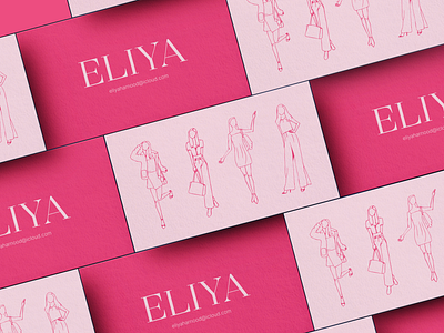 ELIYA's Logo Design & Brand Identity brand identity brand identity design brand strategy branding business cards design fashion illustration graphic design icon design illustration logo