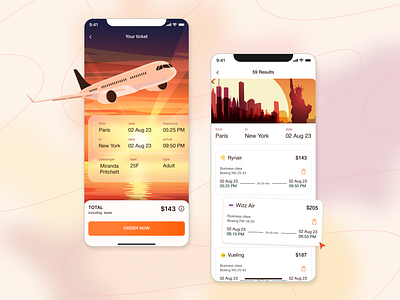 Travel Mobile App app design flight ios mobile screen traveling ui ux vacation