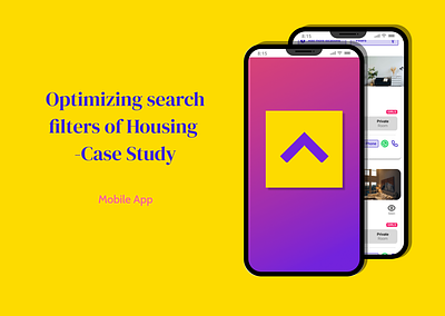 Optimizing Search Filters of Housing.com case study design housing app design housing.com mobile app design redesign ui ux