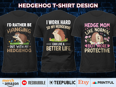 HEDGEHOG T-Shirt Design Bundle canva t shirt design custom t shirt design design etsy graphic design how to design a tshirt how to design to canva how to make tshirt design illustrator t shirt design merch design merchbyamazon t shirt design t shirt design t shirt design tutorial t shit design photoshop tshirt design tshirt design free