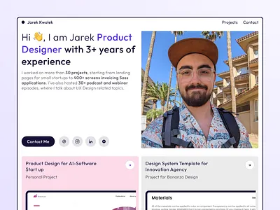 Product Designer Portfolio branding casestudy design desktop flat it minimal portfolio product responsive tech typography ui ux website