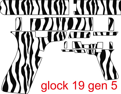 GLOCK 41 GEN 4 SVG FILE FOR ENGRAVING