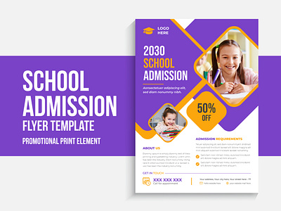 School Admission Flyer Design admission admission flyer admission open children creative education education flyer flyer flyer design knowledge school school admission university