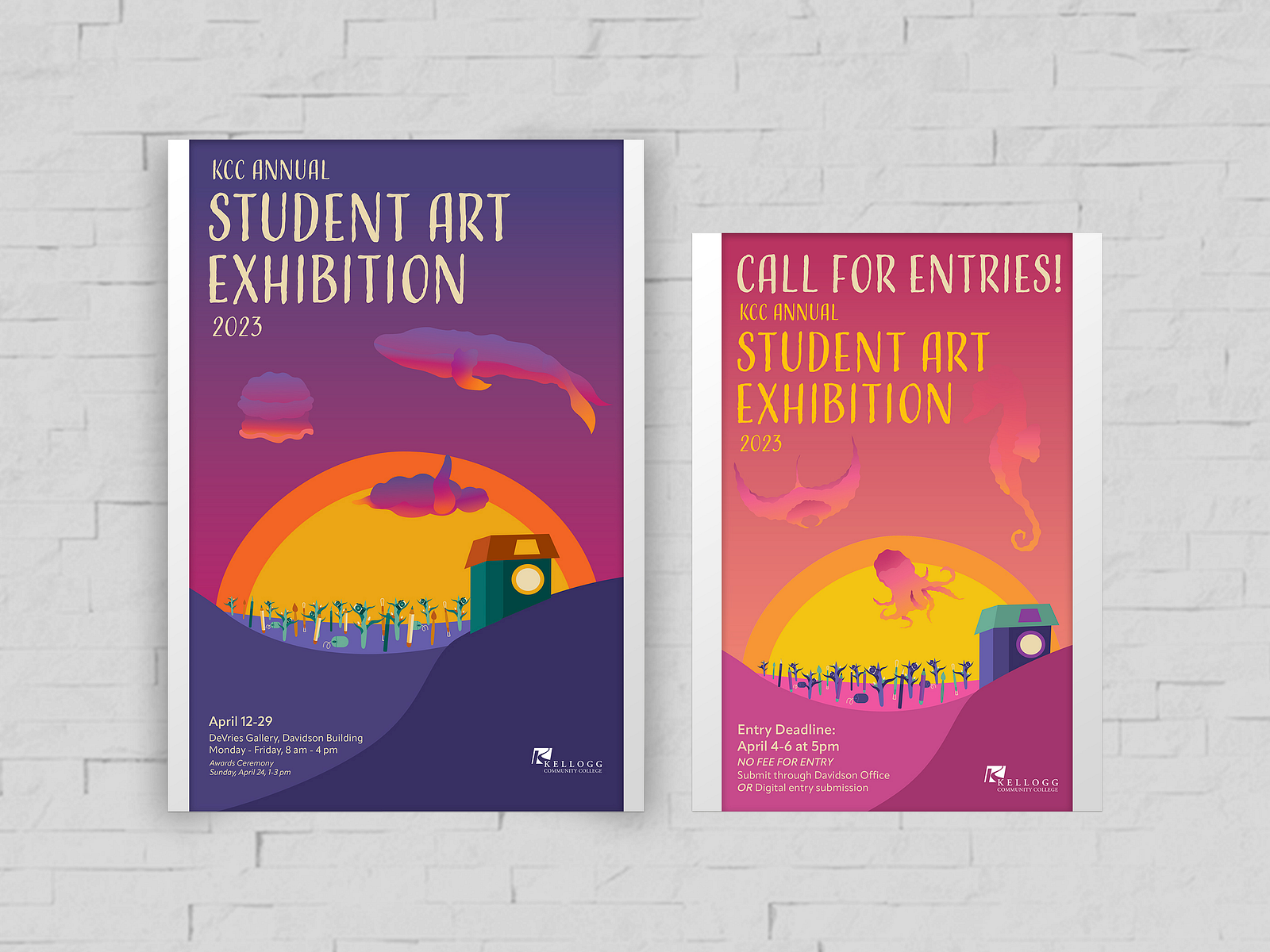 Gallery Showcase Posters by Alex Kieran Lakies on Dribbble