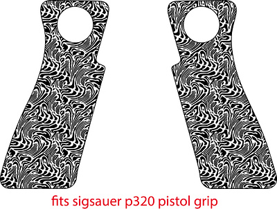 FITS SIGSAUER P 320 PISTOL GRIP SVG FILE FOR ENGRAVING