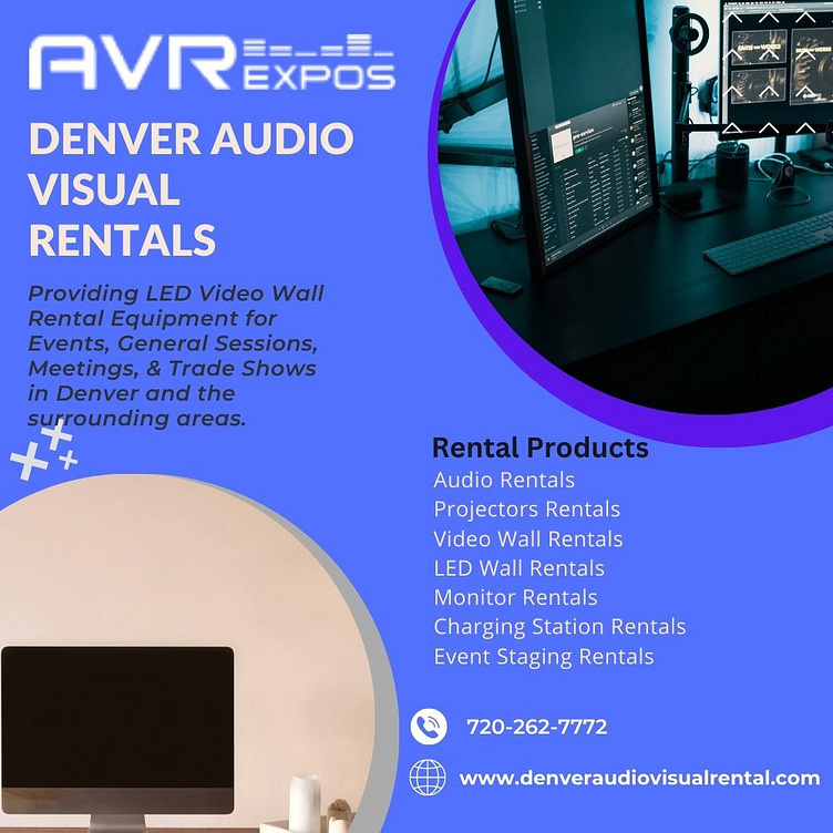 Denver Audio Visual Rentals by william on Dribbble