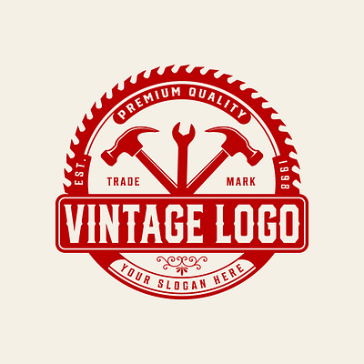 vintage logo design branding design logo vector