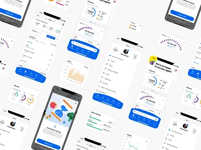 MyFitnessPal Screens agency app app design apps brand branding creative agency creative studio design illustration logo motion graphics ui user experience user interface ux vector