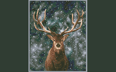 Deer embroidery embroidery design illustration pixelart